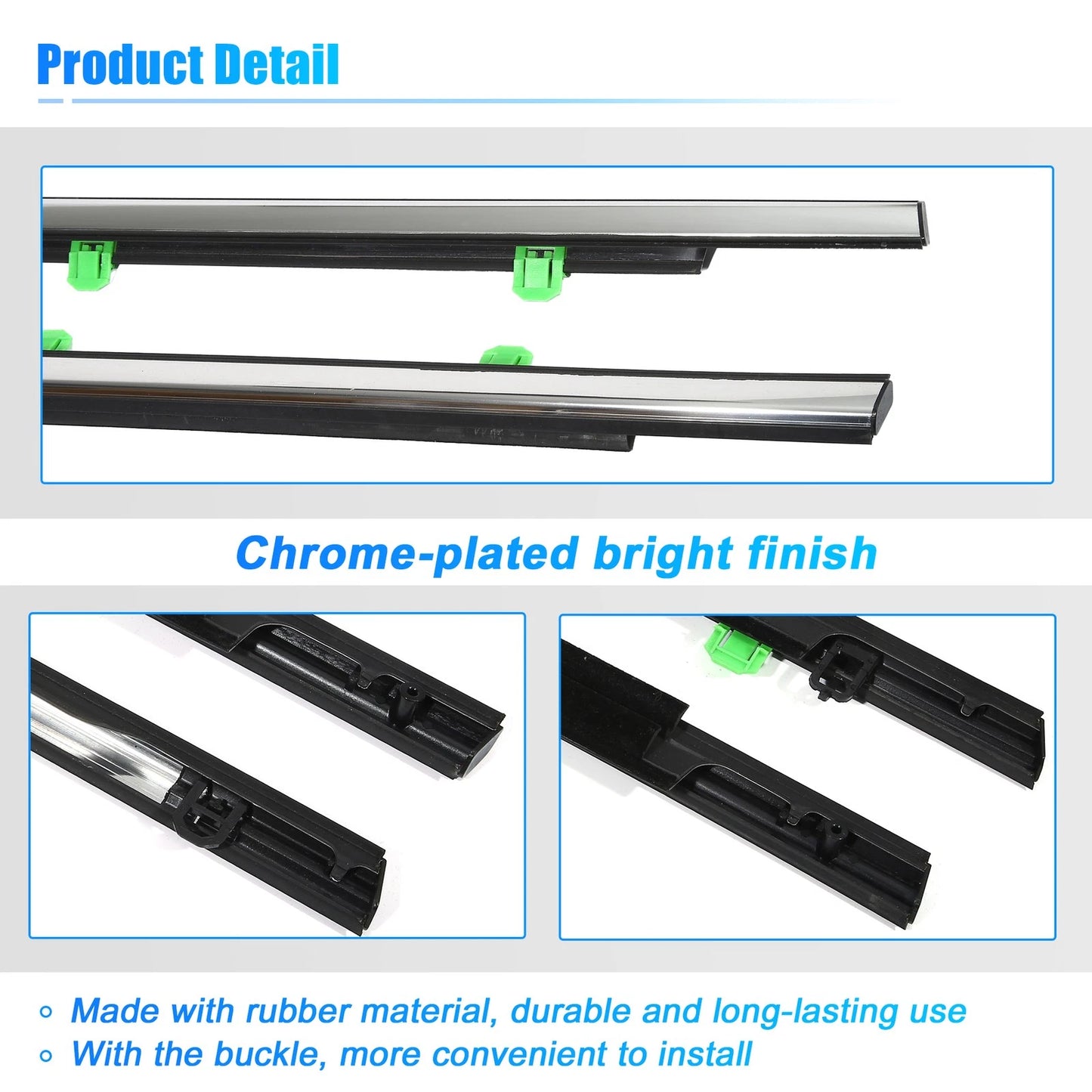 4pcs Weatherstrip Window Trim Seal for Honda CR-V (2012-2016)