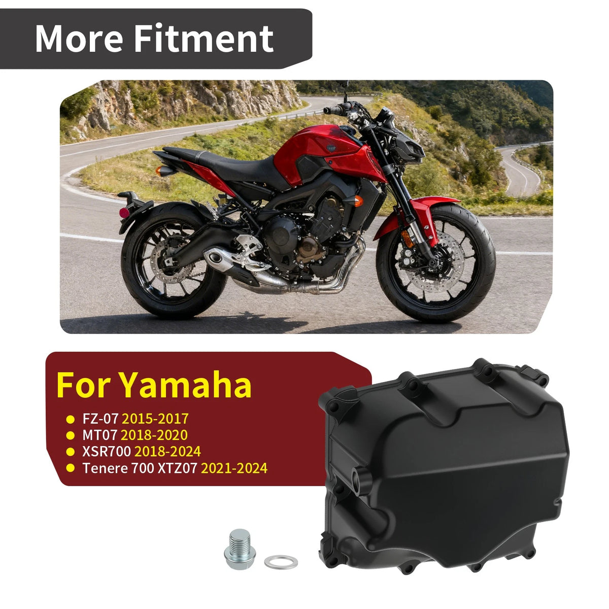Oil Strainer Cover for Yamaha Tenere 700 (2019–2024)