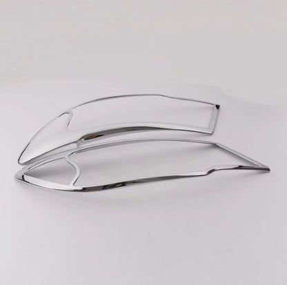 ABS Chrome Front Light Lamp Frame Trim for 2017-2021 Jeep Compass 2 x Pieces