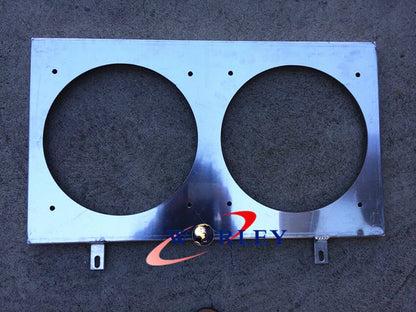 Aluminum Radiator Fan Shroud + Fans for Nissan Skyline R32 GTS GTR (1989-1994)