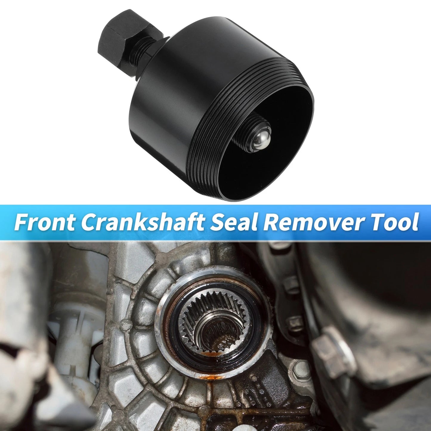 Front Crankshaft Seal Remover Tool for Ford F-250 F-350 F-450 6.7L (2011-2023)