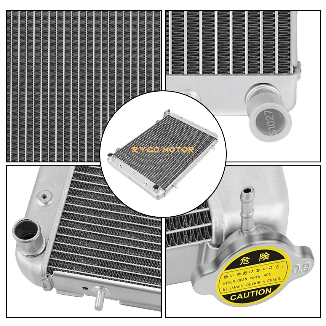 Aluminum Radiator for Polaris Ranger EFI 4x4 6x6 Crew (2010–2016)