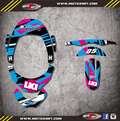 Neck Brace Graphics Decals for Leatt, Ortema, Atlas, Alpinestars
