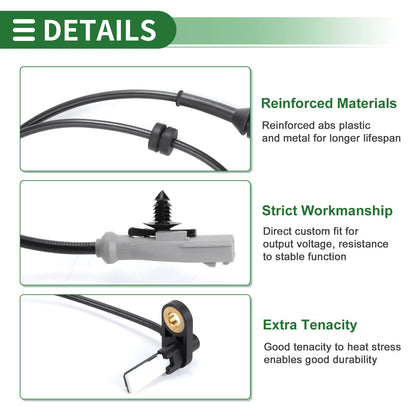 ABS Wheel Speed Sensor for Nissan Titan V8 (2004-2015)