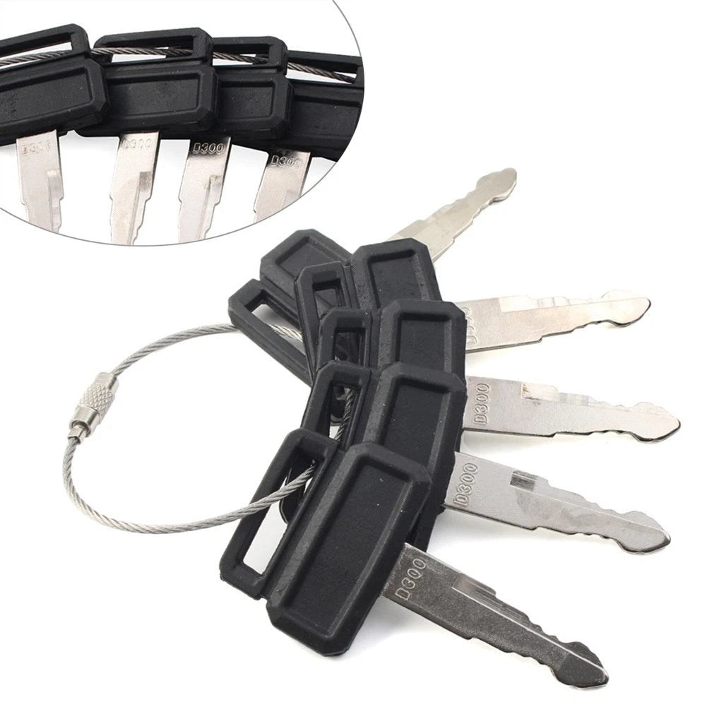 5PCS Key Metal for DAEWOO DOOSAN Excavator Heavy Equipment (2172-00218)