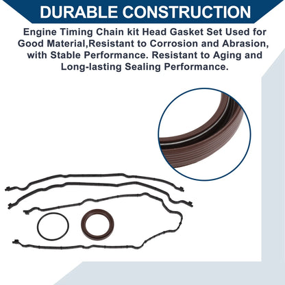 Engine Timing Cover Gasket Set for Ford Mustang (2011-2019)