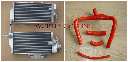 Aluminum Radiator & Silicone Hose for Honda CR250 CR250R (2005-2007)
