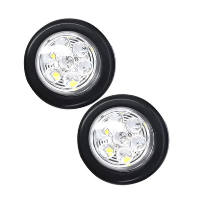 2" 7 LED Round Truck Trailer Side Marker Clearance Tail Light 24V
