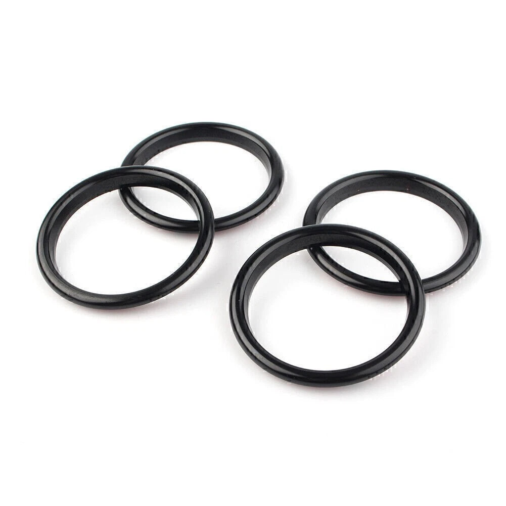 Black Air Conditioning Control Knob Ring Cover Trim for Audi A3/S3 Q2L (2012-2019)