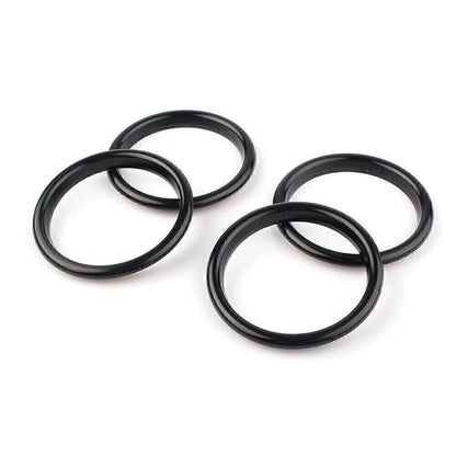 Black Air Conditioning Control Knob Ring Cover Trim for Audi A3/S3 Q2L (2012-2019)