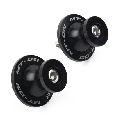6MM Black Motorcycle Swingarm Spools Sliders for YAMAHA MT-09 FZ09 (2013-2022)