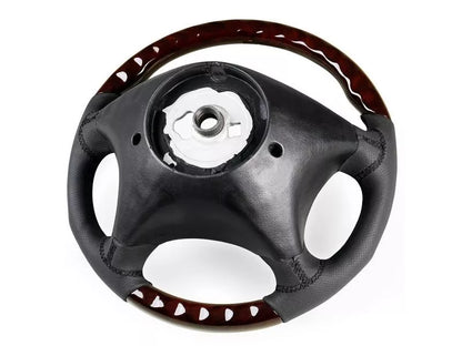 Walnut Wood Sport Steering Wheel for Mercedes S-Class W220 (1998-2005)