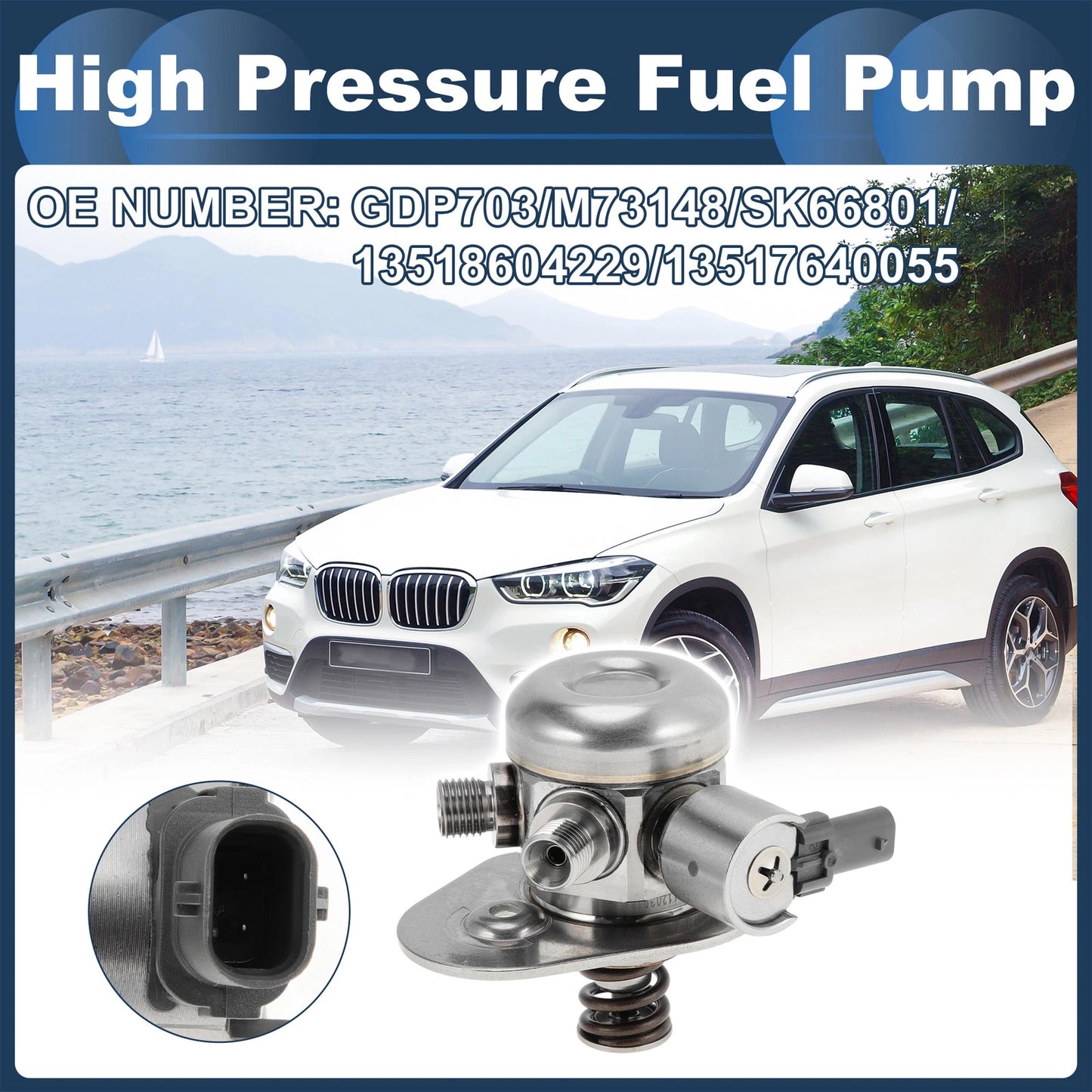 High Pressure Fuel Pump Assembly for BMW X1 X3 X4 Z4 (2011-2023)