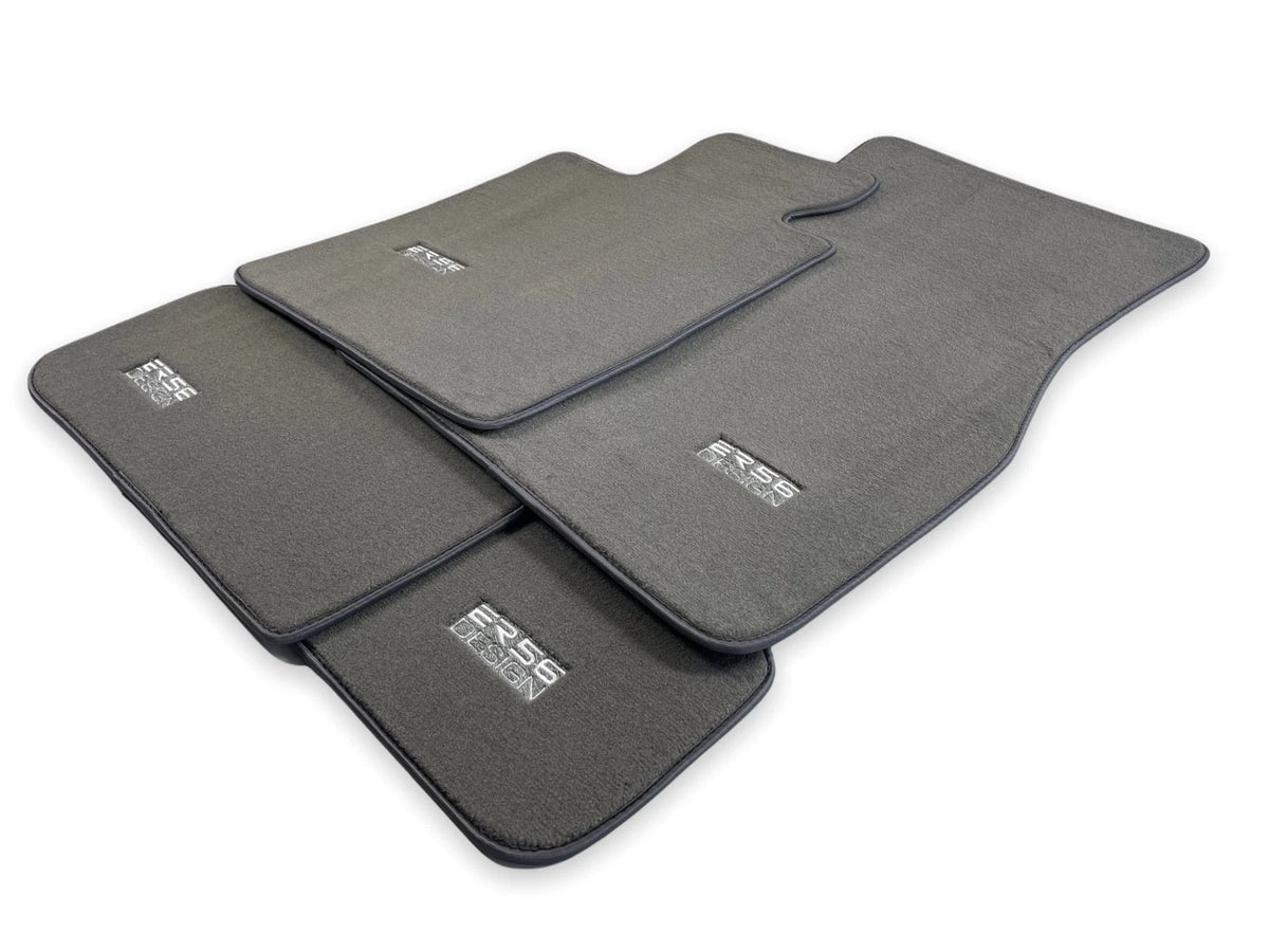 Premium Gray Floor Mats for BMW 7 Series F02 (2010-2015)