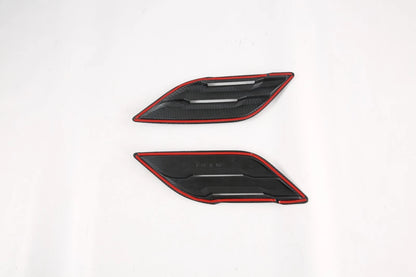 Carbon Fiber Front Air Outlet Side Fender Cover Trim for Ford F150 (2015-2019)