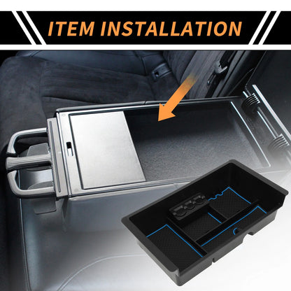 Center Console Organizer Tray for Chevy Silverado 1500 for GMC Black Blue