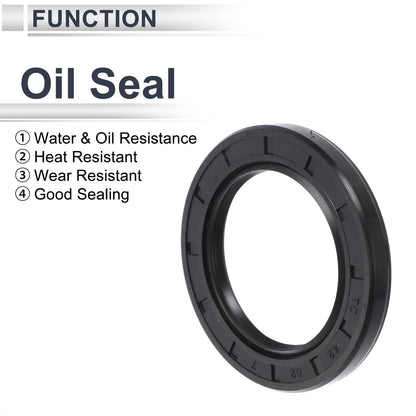 Oil Seal 42x62x7mm 5 Pcs Rotary Shaft Seal NBR Rubber