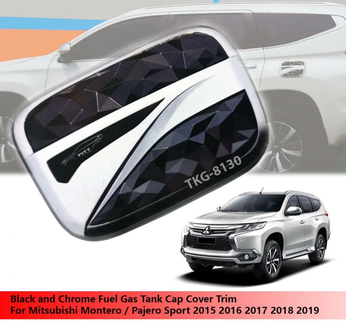 Fuel Cap Cover for Mitsubishi Montero Pajero Sport (2015-2019)