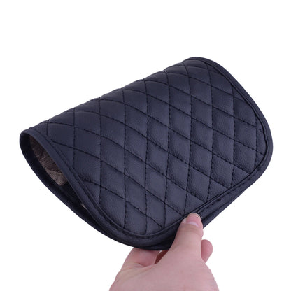 Black Armrest Pad Center Console Cover Cushion Protector for Car