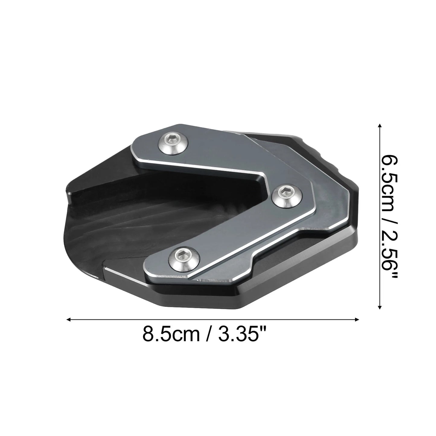 Kickstand Pad Set for Suzuki Jixer 250 SF (2018-2023) Titanium Tone