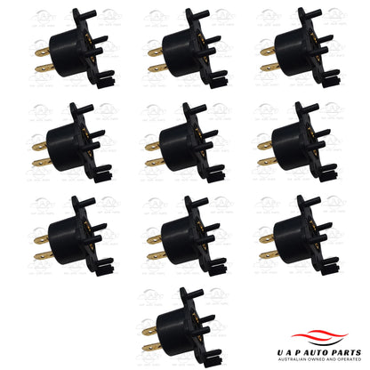 H7 Headlight Globe Adapter Holder 10x for Mazda CX-7 (2003–2019)