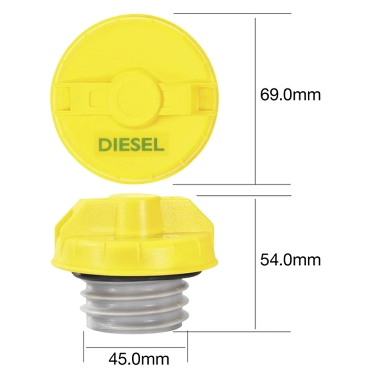 Plastic Diesel Fuel Cap Mazda 6 GG GY 4cyl RF 2.0L (2006 - 2008)