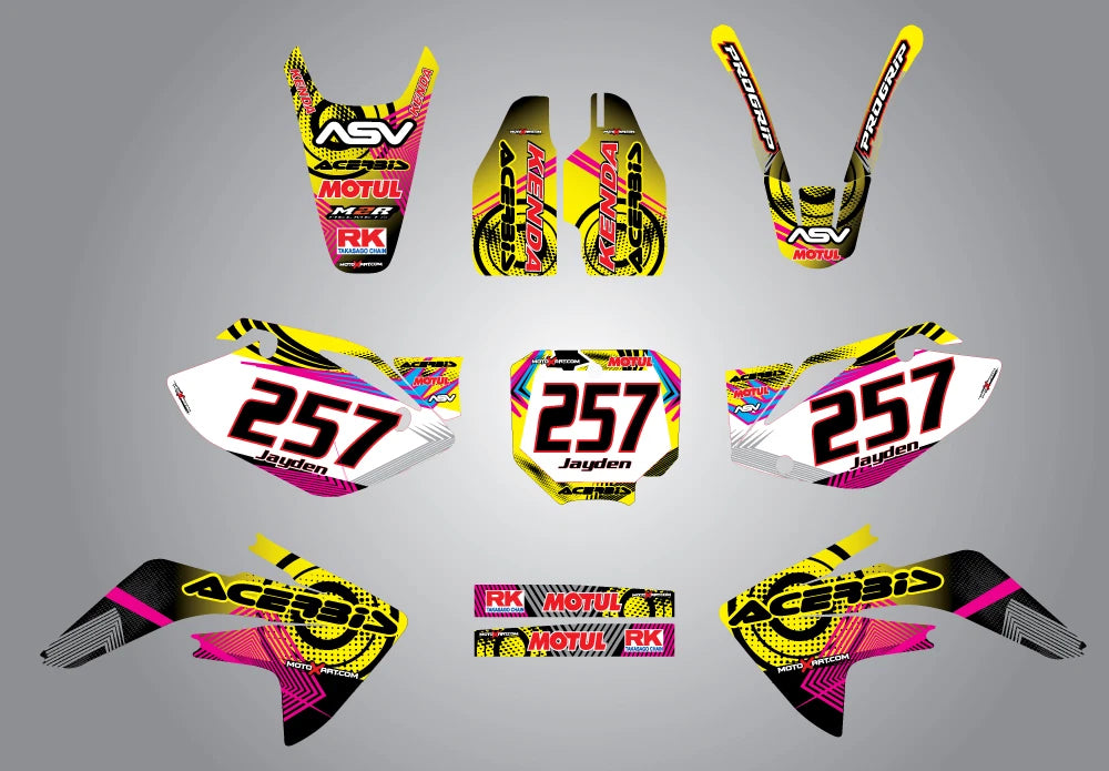 Custom Graphic Kit for Honda CRF 150R (2008-2011)