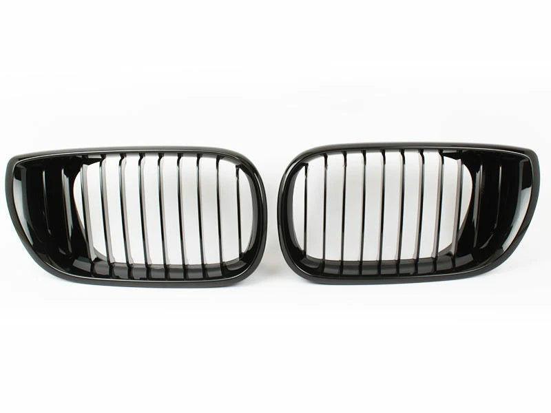 Front Bumper Grille for BMW 3-Series E46 4D Sedan (2002-2006) Glossy Black