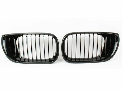 Front Bumper Grille for BMW 3-Series E46 4D Sedan (2002-2006) Glossy Black
