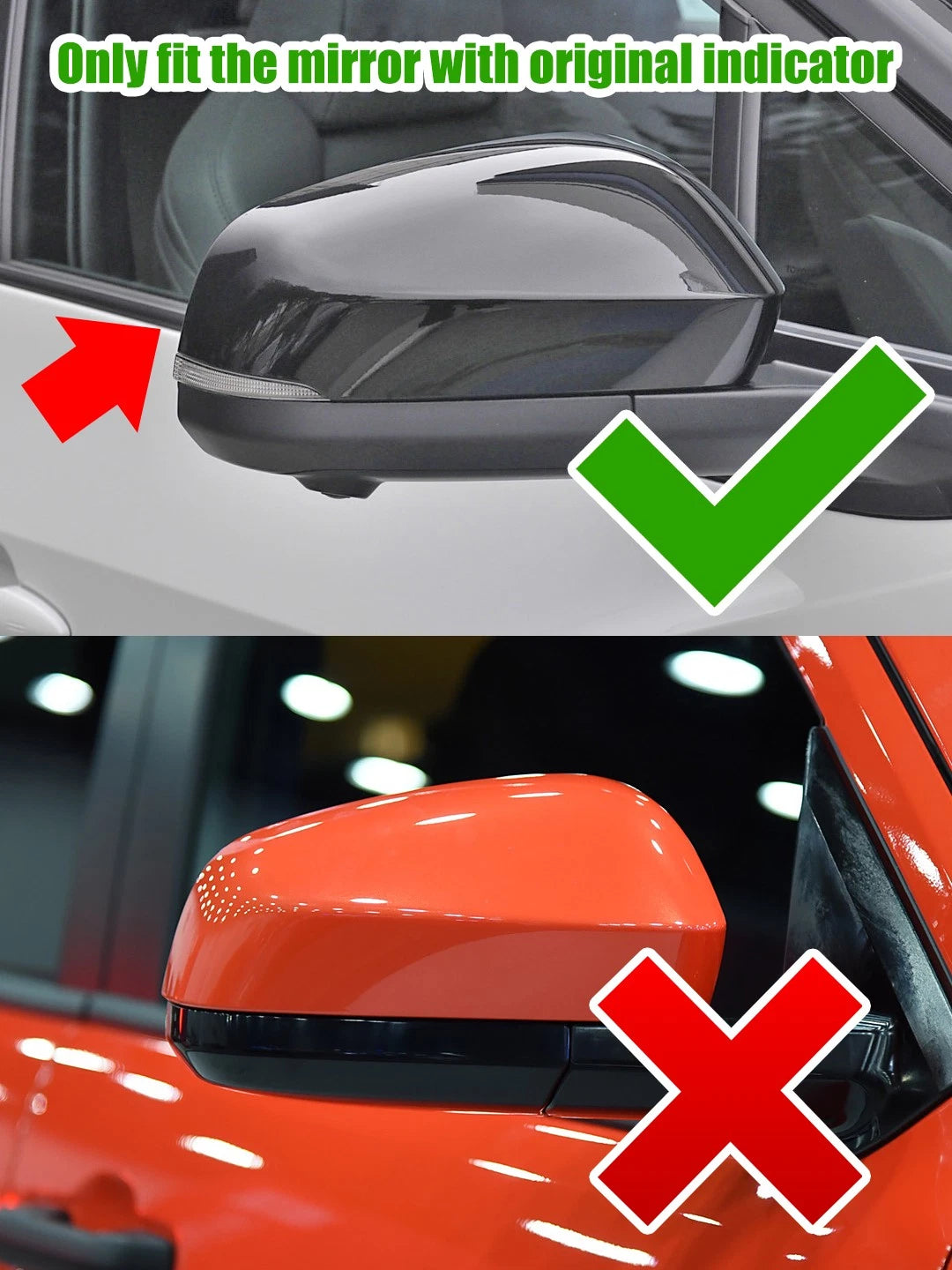 Side Wing Mirror Turn Signal Light Lamp for Toyota Tacoma (2024–2025)