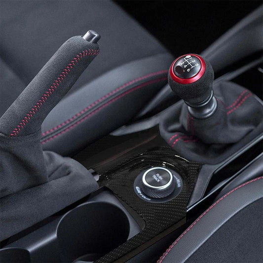 100% Carbon Fiber Gear Shift & Water Cup Panel Trim for Toyota GR Corolla 2023+