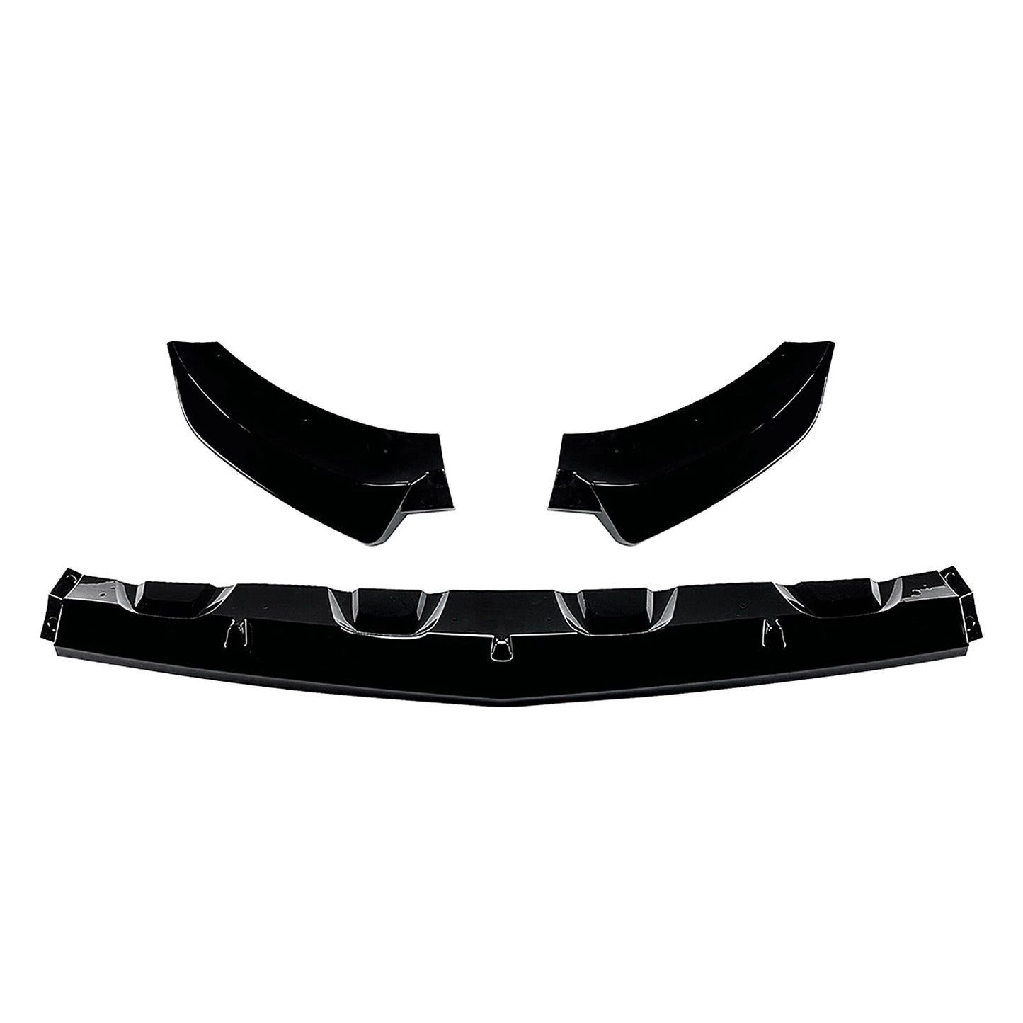 Gloss Black Front Splitter Lip for Mercedes Benz X253 C253 (2016-2019)