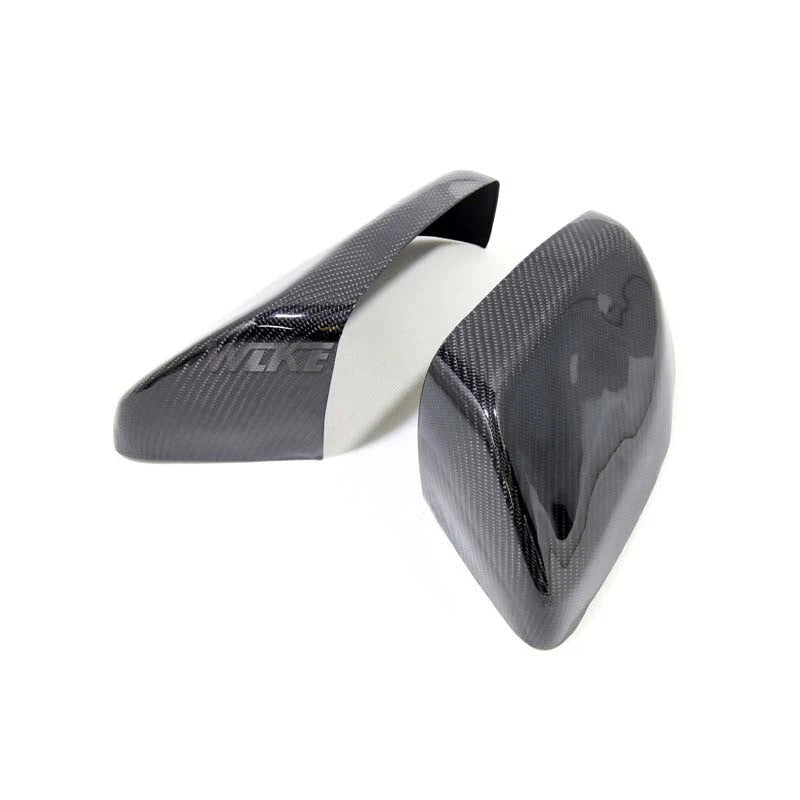 Real Carbon Fiber Mirror Cover Cap Trim For Cadillac CT5 CT6 CTS 2014-2018