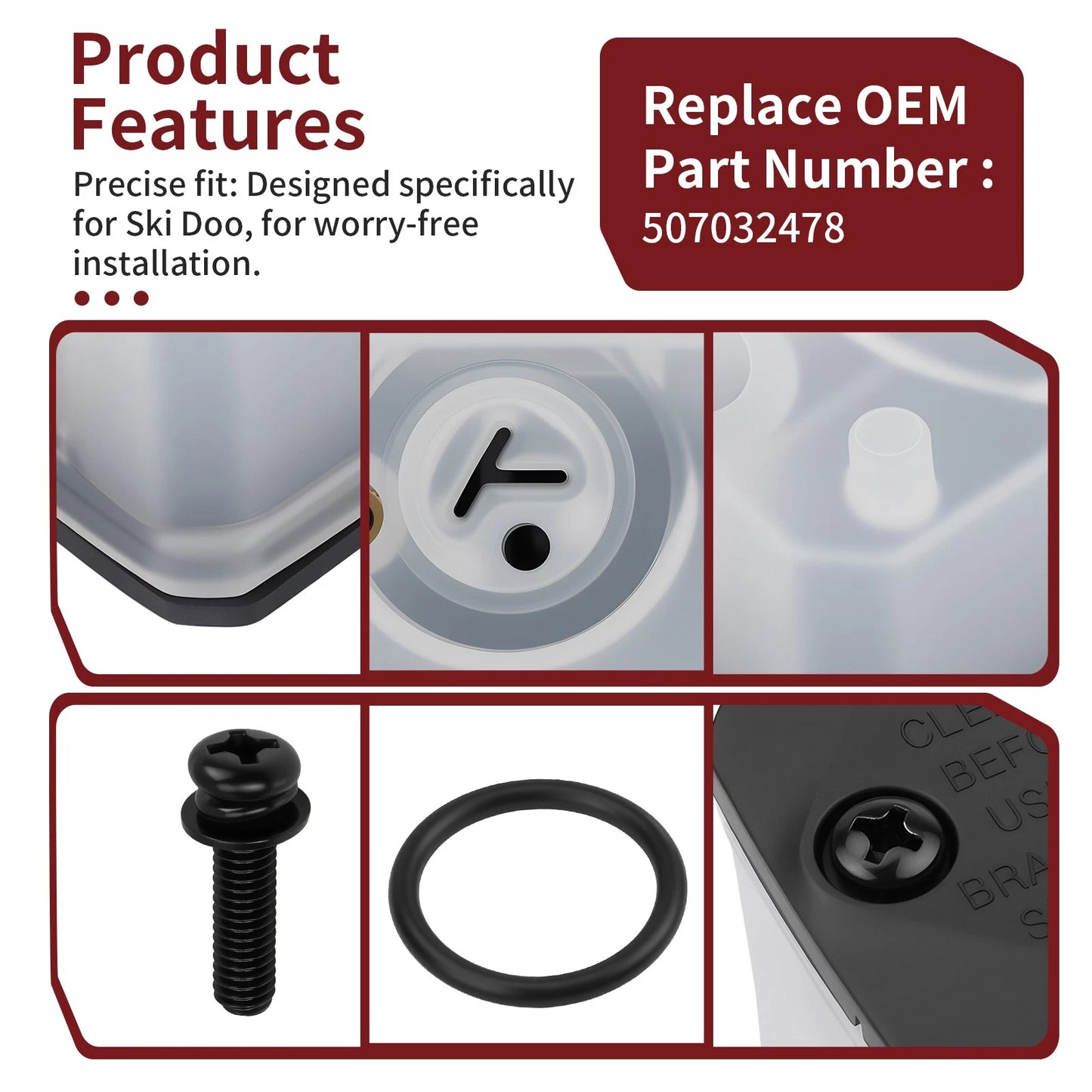 Master Cylinder Reservoir Assy for Ski-Doo Backcountry 600/600R/850 (2019-2024)