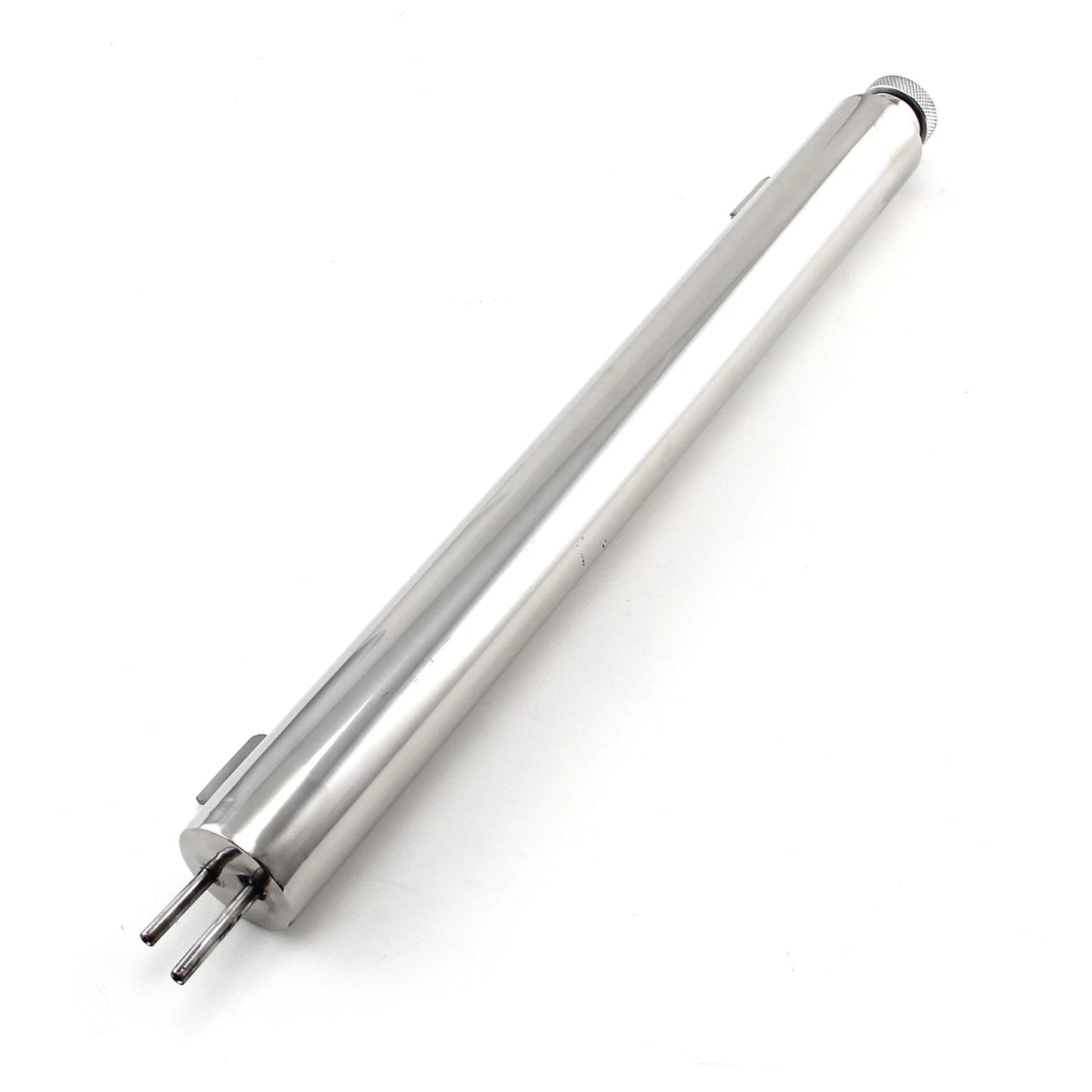2" x 21" Stainless Steel Overflow Tank with Mounting Bracket for Car Model