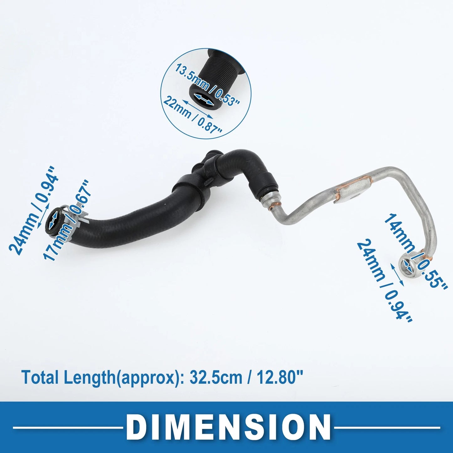Turbocharger Coolant Hose Return Line for BMW 120i 220i 320i 430i