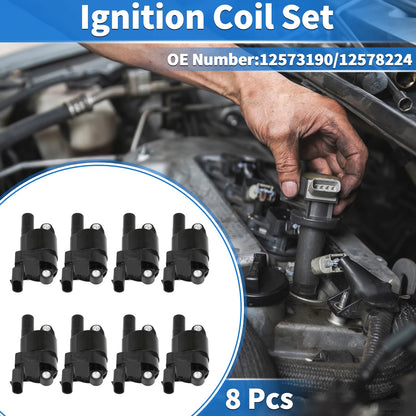 8 x Ignition Coils for Cadillac Escalade / GMC Envoy / Yukon