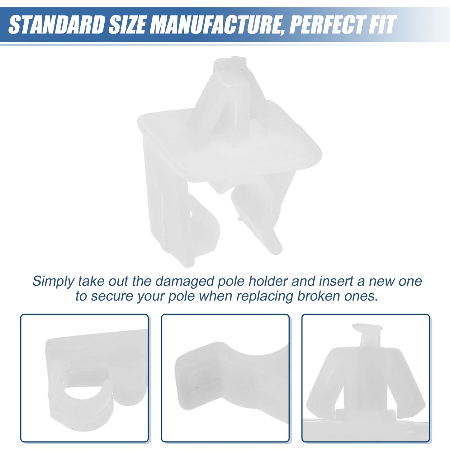 5 x Hood Prop Rod Holder for Honda Civic (2006-2015)