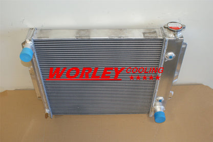 3 Core Aluminum Radiator & 16" Fan for Jeep Wrangler TJ YJ (1997-2006)