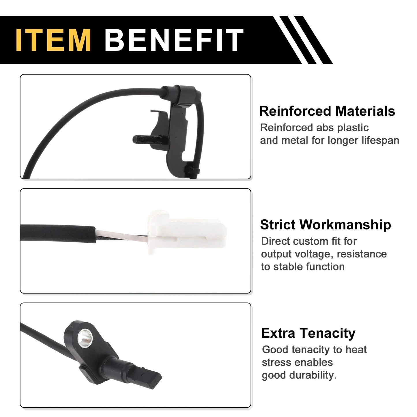 ABS Wheel Speed Sensor / Rear-Right for Toyota RAV4 (2013–2019)