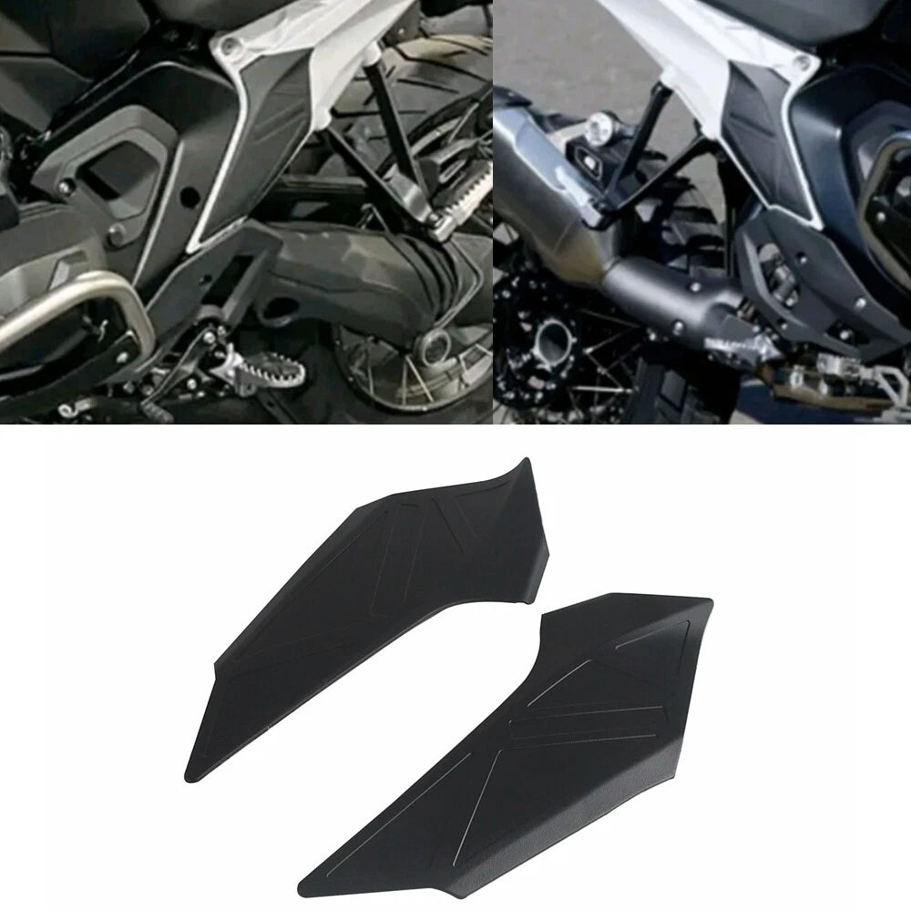 Black Side Frame Panel Guard Cover for BMW R1300GS (2023-2024)