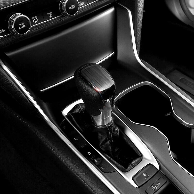 Black Titanium Shifter Head Knob Cover for Honda Accord (2018-2019)