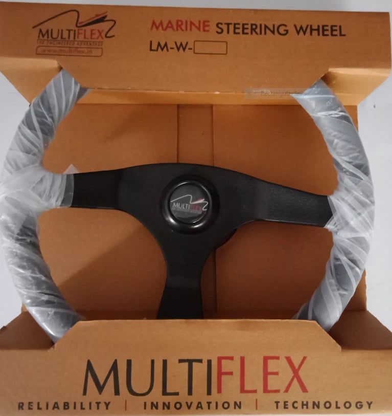 Boat Steering Wheel 3 Spoke 340mm for Multiflex Alpha Models