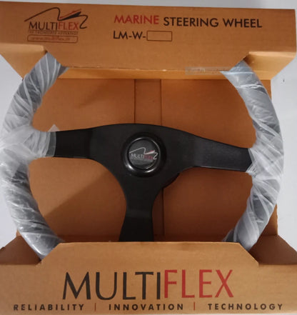 Boat Steering Wheel 3 Spoke 340mm for Multiflex Alpha Models