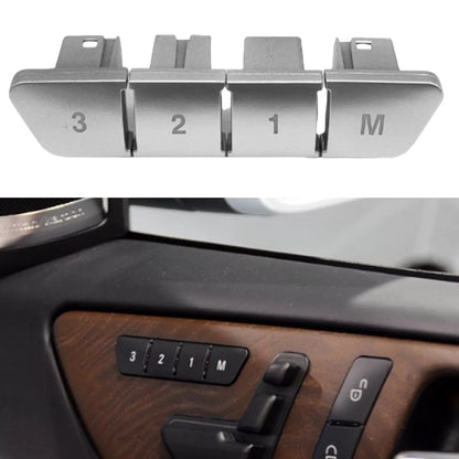Silver Right Seat Control Switch Cap for Mercedes Benz SLK Class (2011-2015)