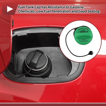 Gas Fuel Tank Cap for GMC Sierra 2500HD 3500HD Black White Green