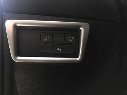 Matte ABS Headlight Adjust Control Cover Trim for Mazda CX-5 (2017-2021)