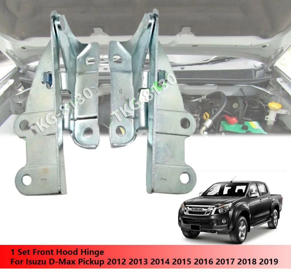 Hood Hinge for Isuzu D-Max 2012-2019