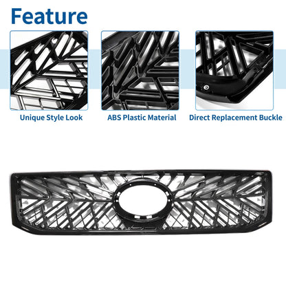 Front Upper Hood Bumper Grille for Toyota Land Cruiser Prado (2002-2009)