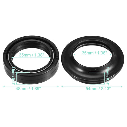 35x48x11mm Motorcycle Front Fork Shock Oil Seal Dust Seal for BMW R850